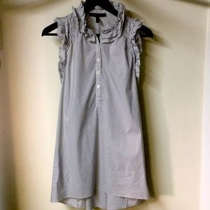 BCBG Sleeveless A line Swing Top Size Large